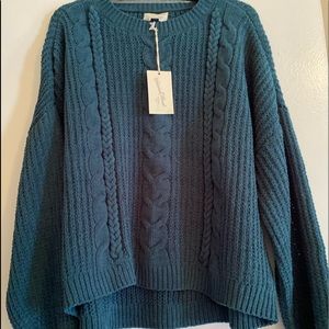 Women's Crewneck Textured Pullover Sweater